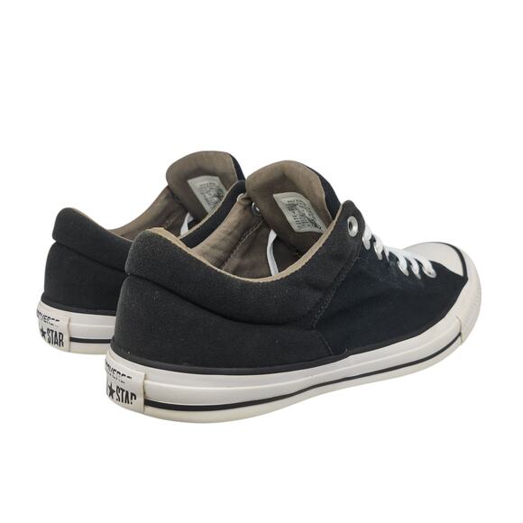 Converse All Star Mens 10 Black Blue Turquoise Low Tops Grunge Punk Hipster - Picture 9 of 16